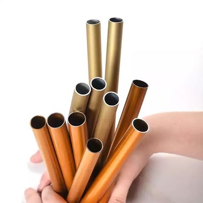 7005 7020 T6 Aluminum Pipe Tube 5mm 10mm Printing Anodized Aluminum Tube Round