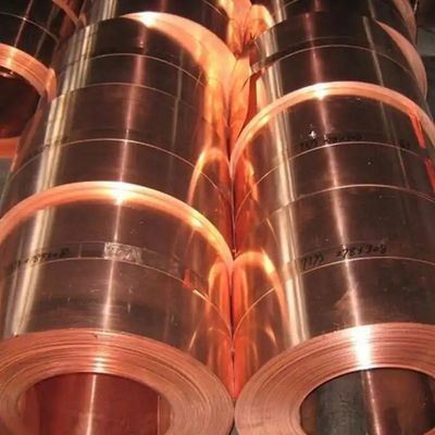 Astm C27200 C27400 Copper Strip Coil 0.5mm 1mm Insulated Beryllium Sheet Metal Strips