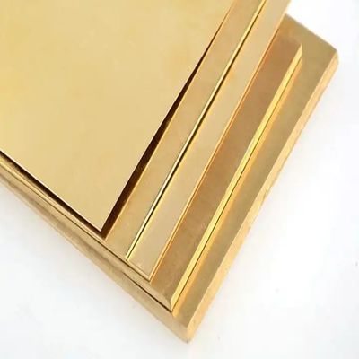 Customized Brass Earth Copper Sheet Plate 0.8mm 1mm 2mm Thick H62 H65 Brass Sheet