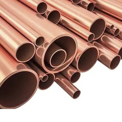 Custom size  99.9% pure copper pipe ASTM C10100 C10200 C11000 for industry