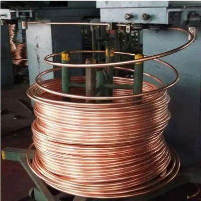 Refrigeration 1000mm Copper Pipe Tube Coil 3/8 1/4 Inch Air Conditioner Copper Tube