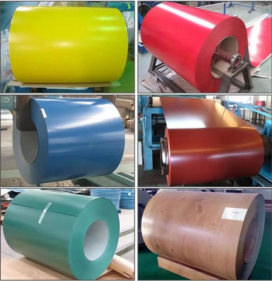 Roofing Material Galvanized PPGI Steel Coil Color Coated  Prepainted 0.12-4mm