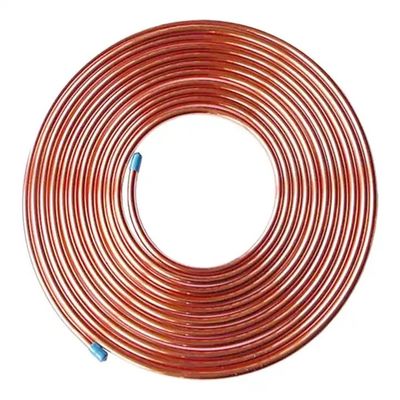 Refrigeration 1000mm Copper Pipe Tube Coil 3/8 1/4 Inch Air Conditioner Copper Tube