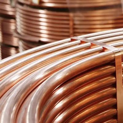 Refrigeration 1000mm Copper Pipe Tube Coil 3/8 1/4 Inch Air Conditioner Copper Tube