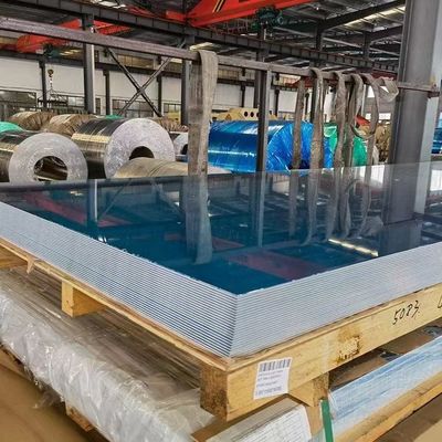 5052 صفحة الألومنيوم البحرية 2.0mm سبيكة المغنيسيوم مع قوة التعب العالية لهيكل القوارب وبناء السفن